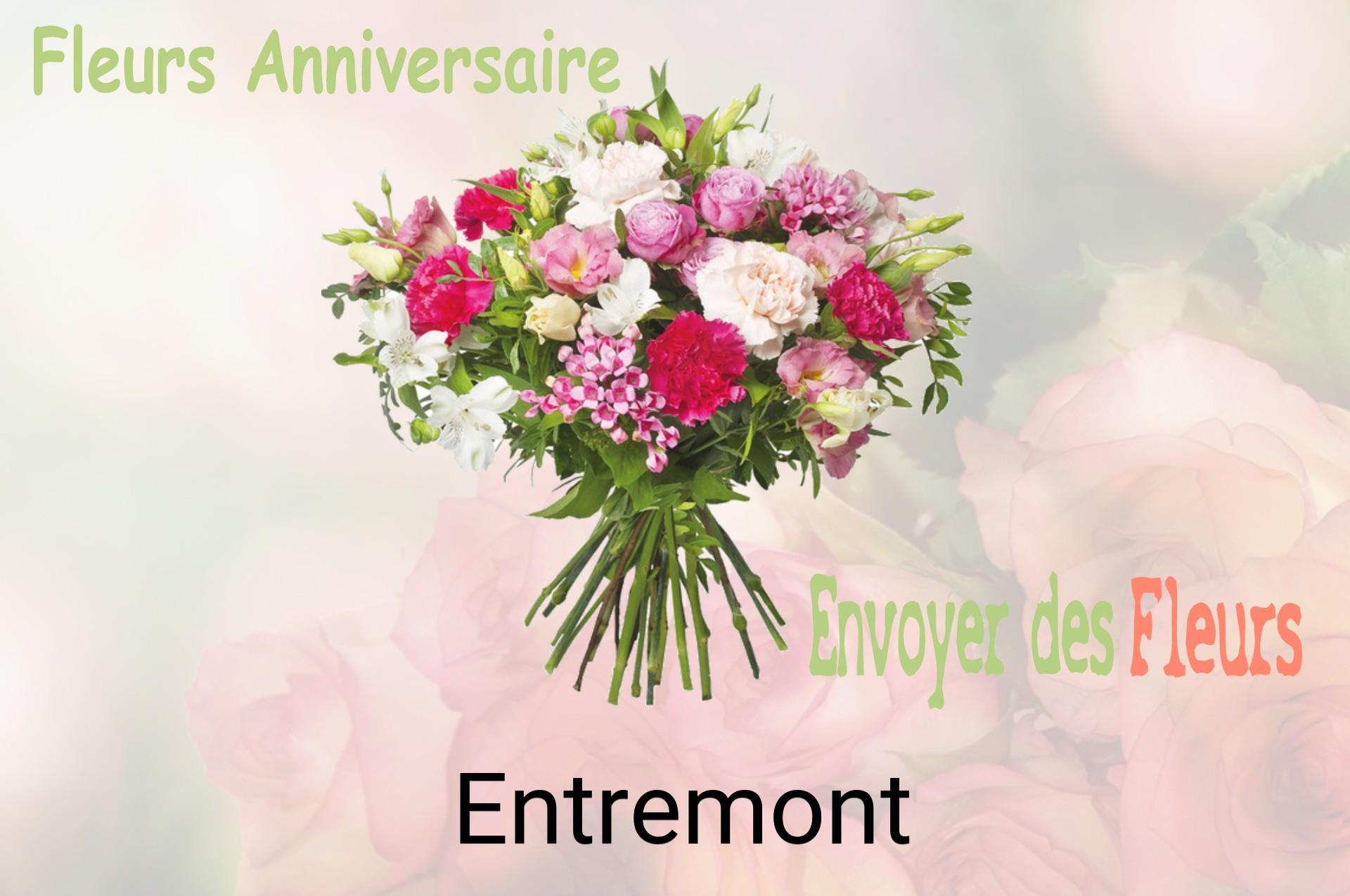 Bouquet de fleurs d’anniversaire livré à Entremont