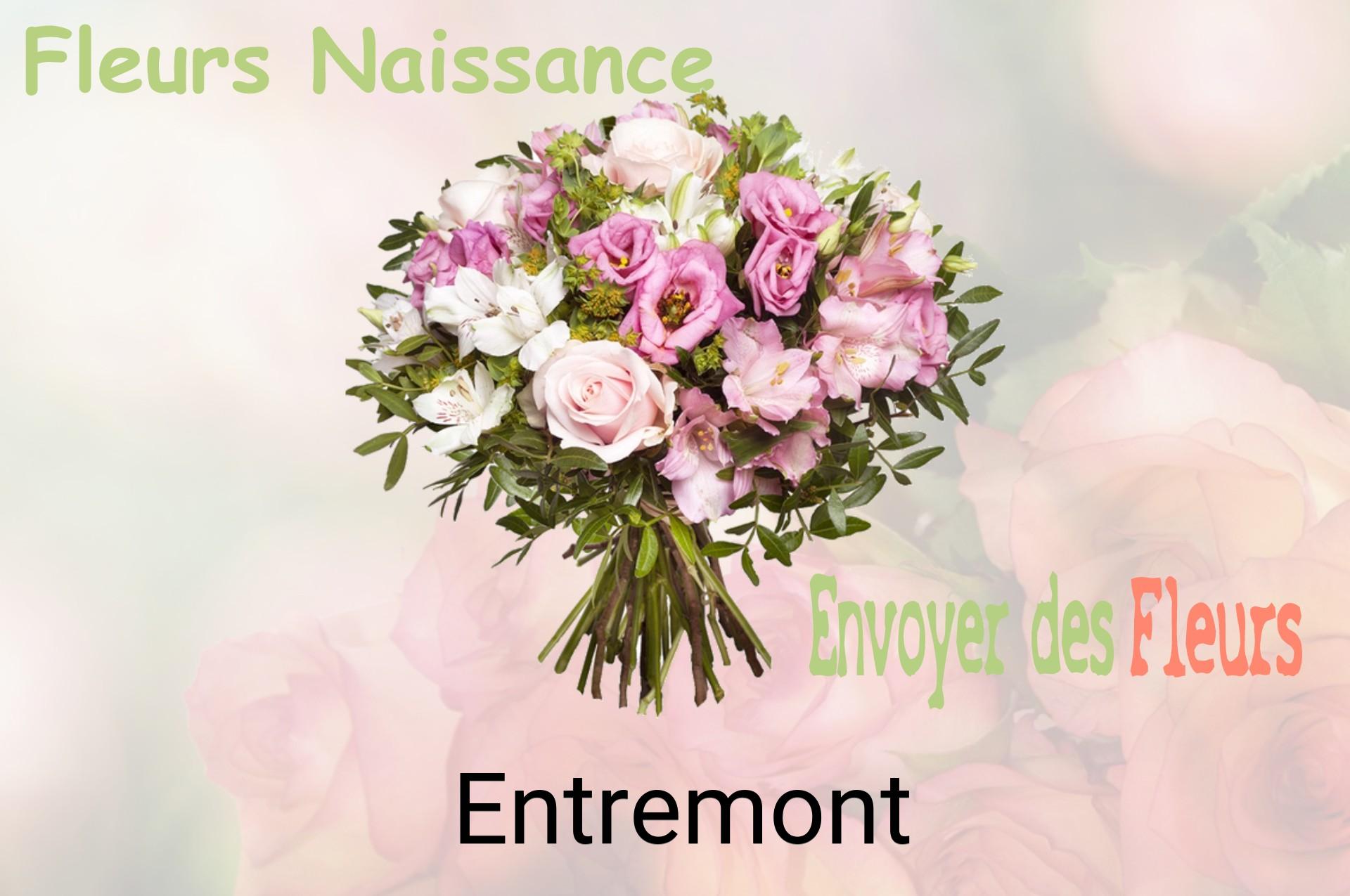 Bouquet de fleurs de naissance livré à Entremont
